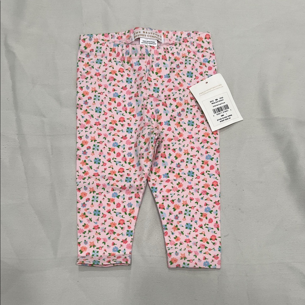 The Beaufort Bonnet Company size 0-6months Mitzy Sue Slacks- FallFest Floral NWT
